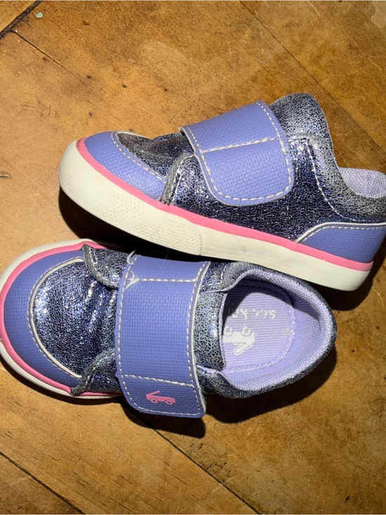 See Kai Run Other - See Kai Run Toni Sneakers in purple metallic, toddler girl sz 5